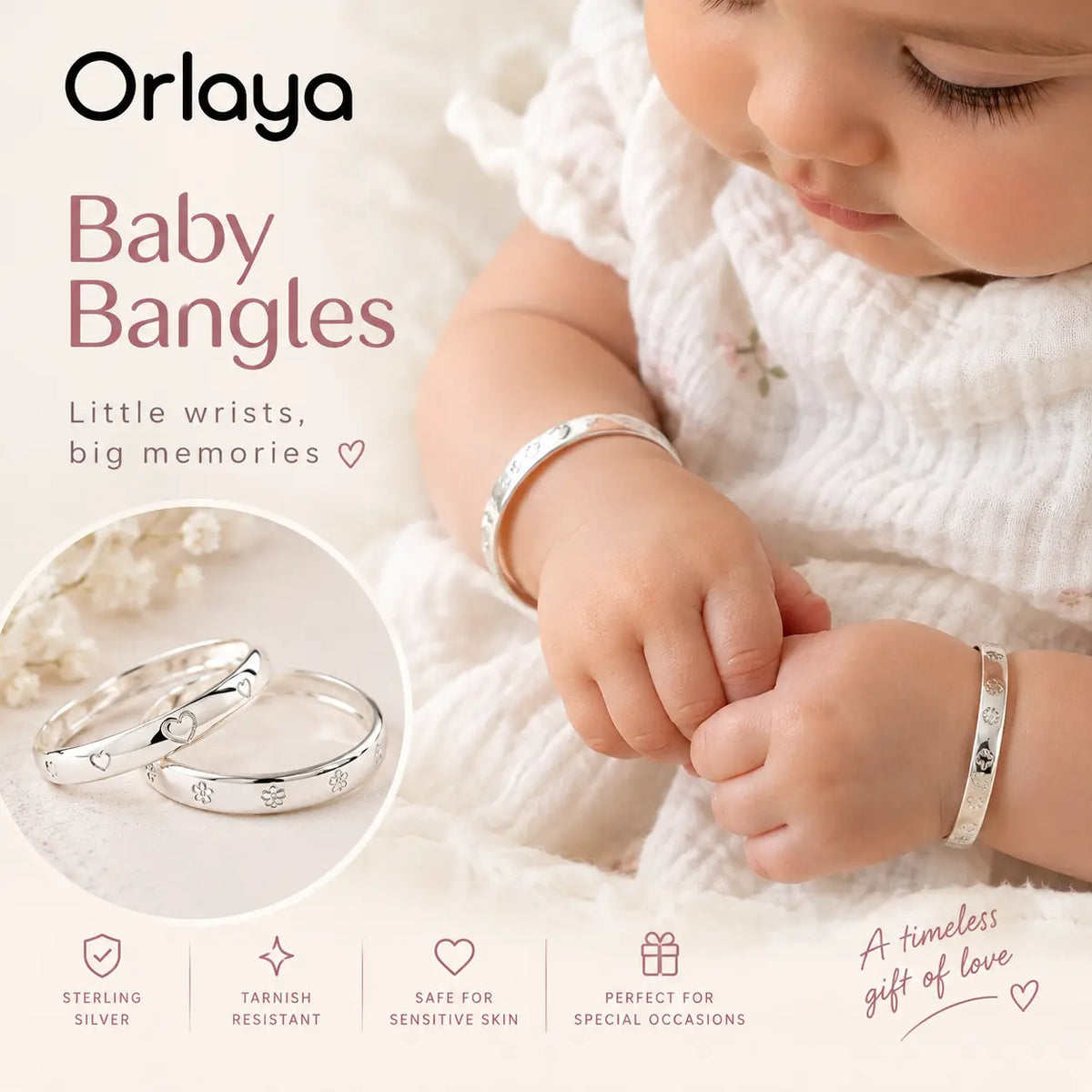 Why Personalised Baby Bangles Make the Ultimate Timeless Keepsake