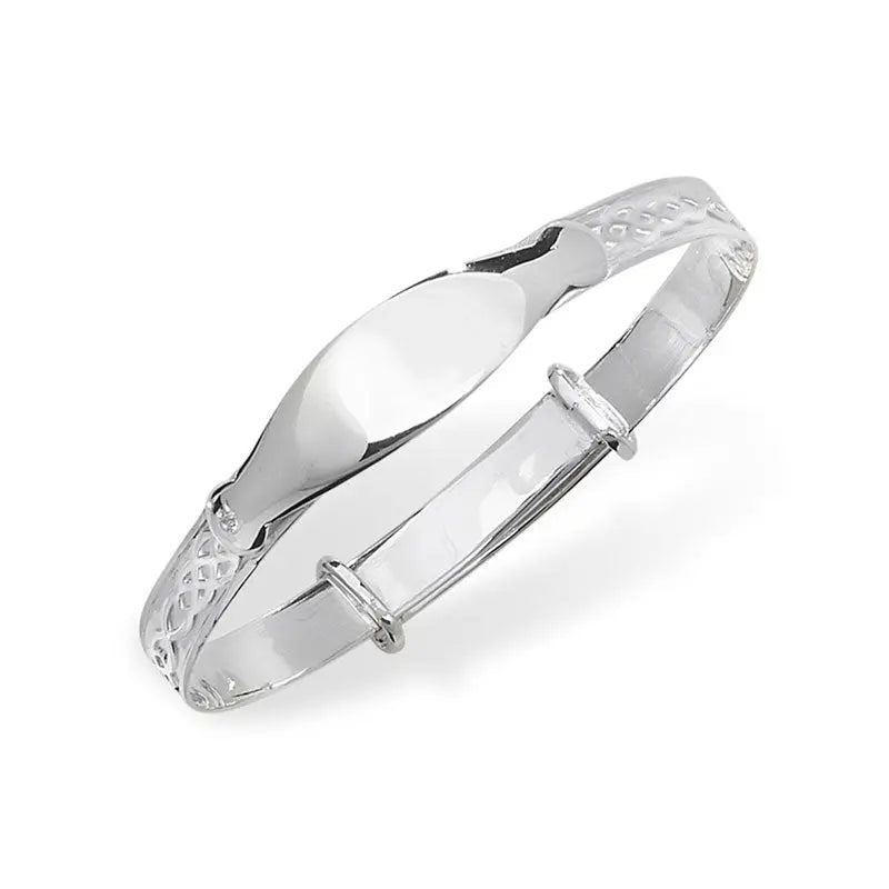 Kids ID Bangle Sterling Silver | Baby Bracelet & Jewellery UK Orlaya