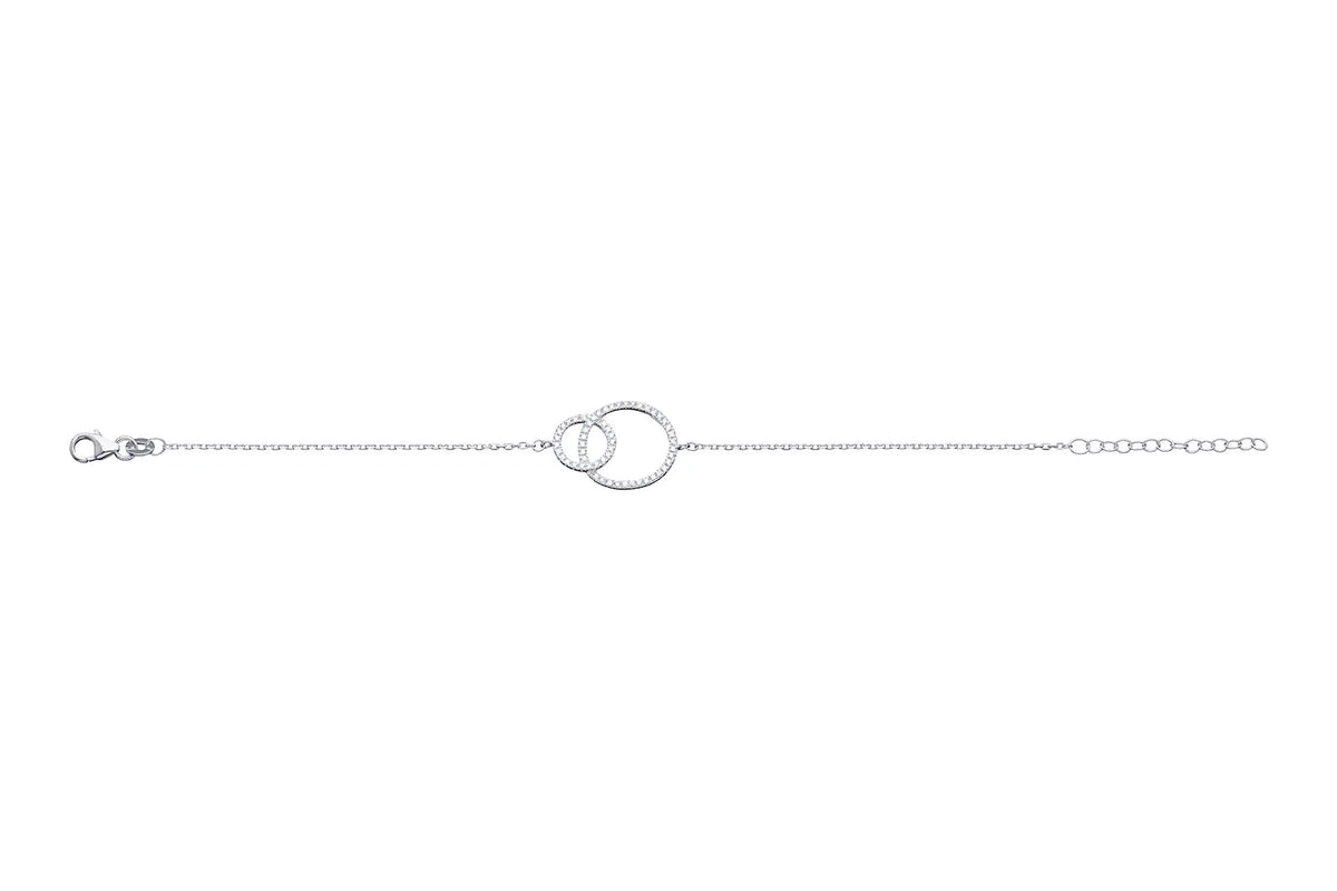 Cubic Zirconia Circle Bracelet
