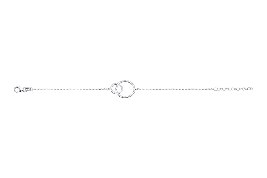 Cubic Zirconia Circle Bracelet