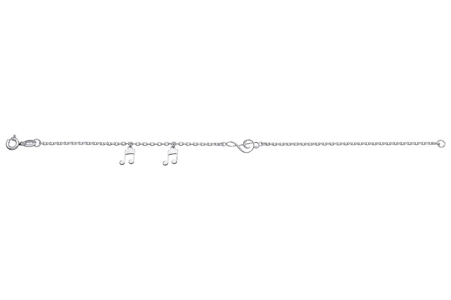 Sterling Silver Musical Bracelet