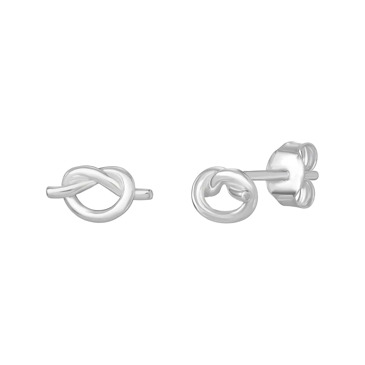 Sterling Silver Knot Earrings