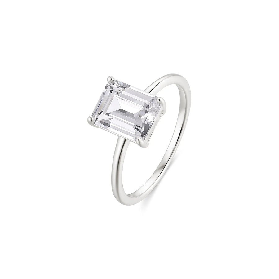 Sterling Silver Cubic Zirconia Ring – SR050C