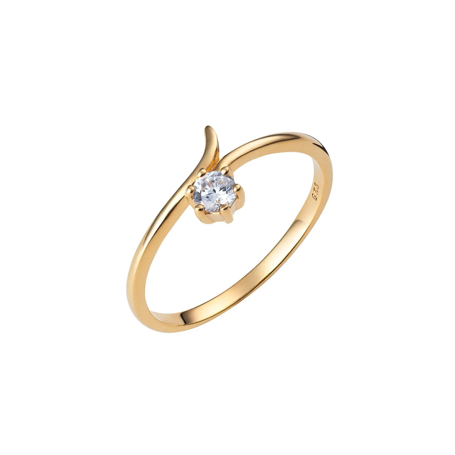 Sterling Silver Cubic Zirconia Ring – SR204C